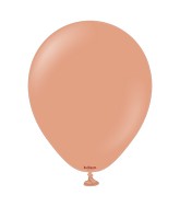 5" Kalisan Latex Balloons Standard Clay Pink (50 Per Bag)